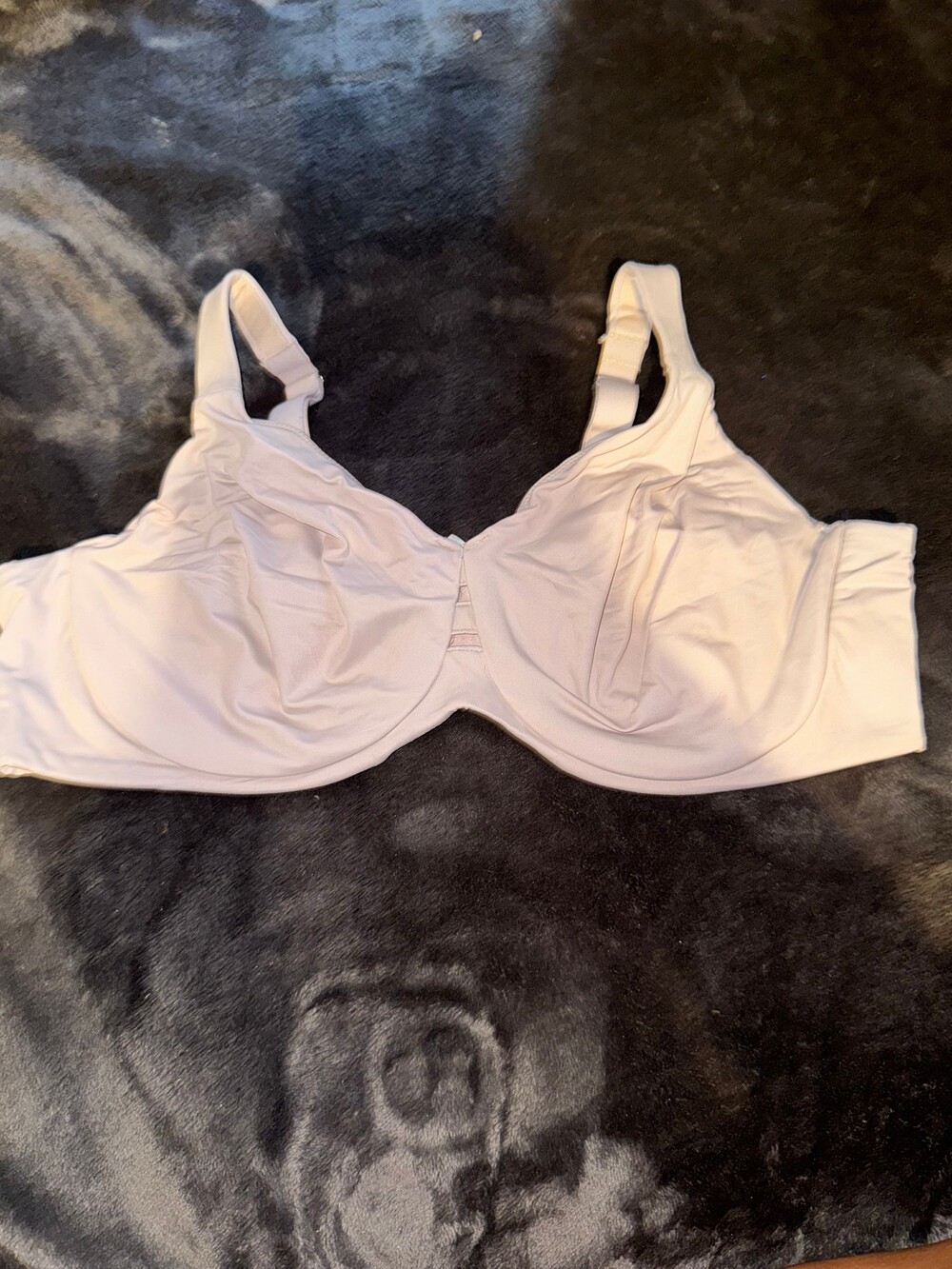 Spanx 40DD Underwire Bra Light Beige Nylon Elastane Adjustable Strap